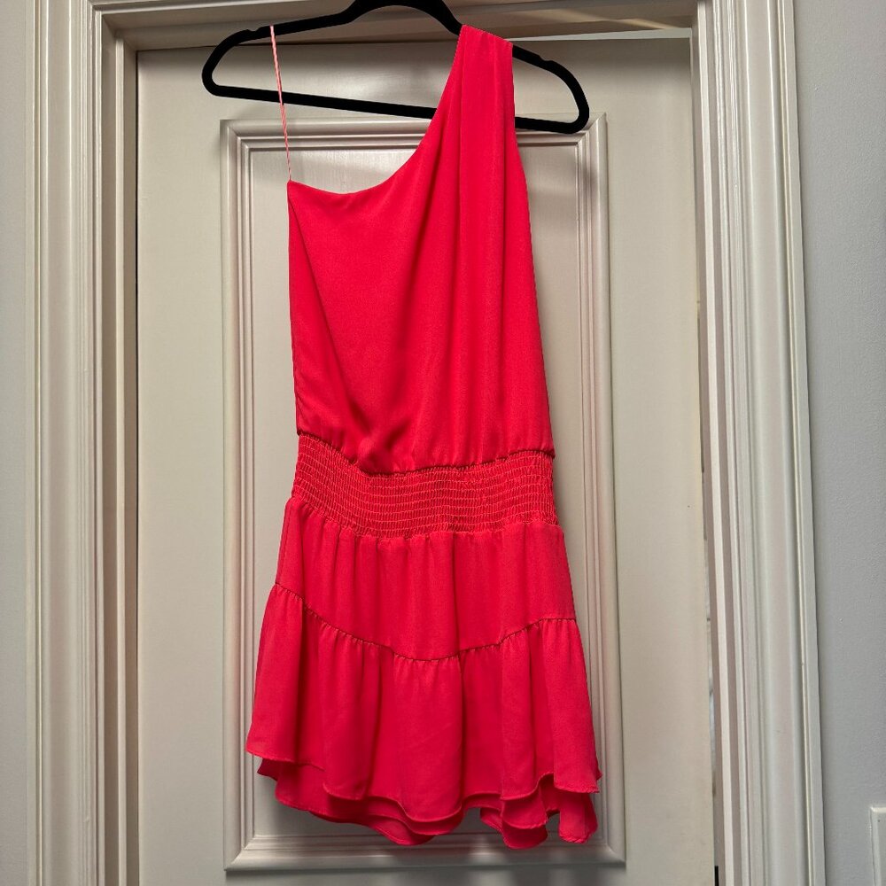 REVOLVE Krisa One Shoulder Ruffle Dress - Picture 3 of 4